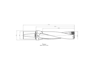 Пластина для свёрл DR042-168-40-12-4D-N