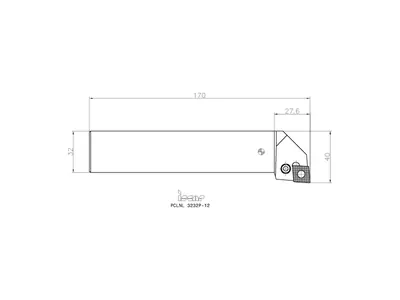 Державка токарная PCLNL 3232P-12
