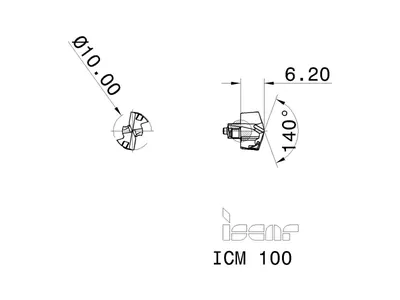 Сверло ICM 100 IC908