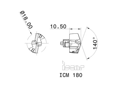 Сверло ICM 180 IC908