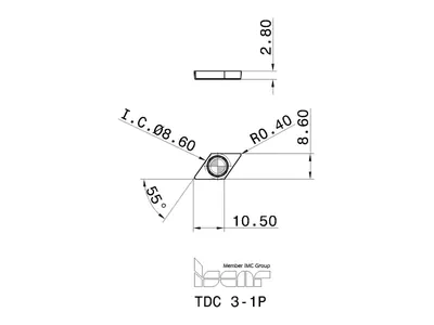 Подкладная пластина TDC 3-1P