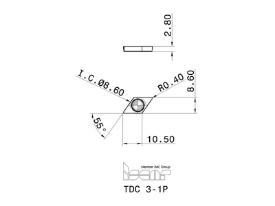 Подкладная пластина TDC 3-1P