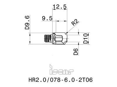 Фреза концевая MM HR2.0/078-6.0-2T06 IC908