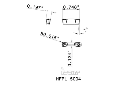 Пластина для канавок HFPL 5004 IC830
