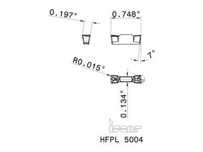 Пластина для канавок HFPL 5004 IC830
