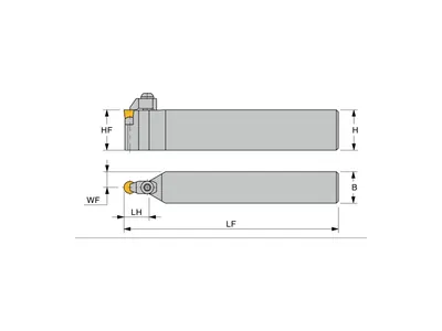 Державка токарная CRDCN 3225P0604-F, нейтральная