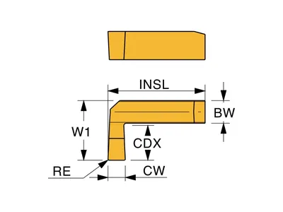 Пластина канавочная G7-R-2002-T6 TC5010