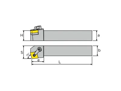 Державка токарная MCKNL 3225 P12, левая