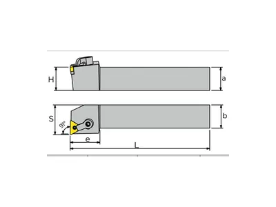 Державка токарная MTFNL 3232 P22, левая