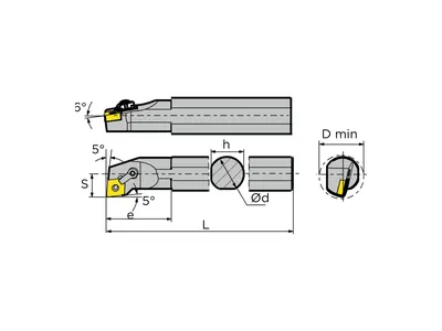 Резец расточной S20Q-MCLNR12