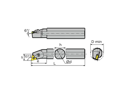 Резец расточной S20Q-MTQNL16