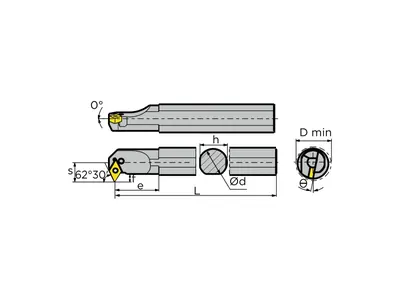 Резец расточной S40T-PDSNR15