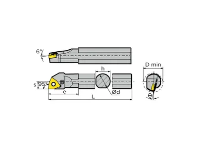 Резец расточной S20Q-PWLNR06