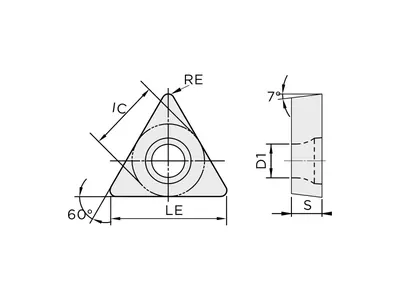 Пластина токарная TCMT 110204-PF02 TC2015P