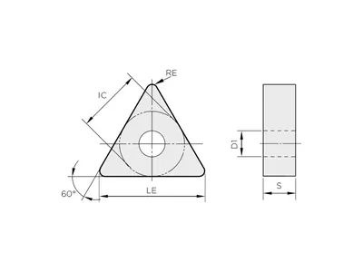 Пластина токарная TNMG 160404-PF2 TC1125C