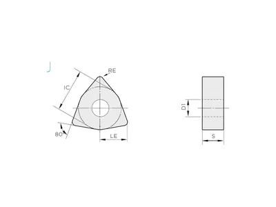 Пластина токарная WNMG 080408-SM2 TC4225P