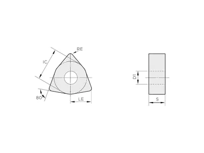 Пластина токарная WNMG 080404-KM3 TC3015C