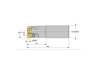 Фреза концевая TIMEX00-40110C32-RP12-z4-CE